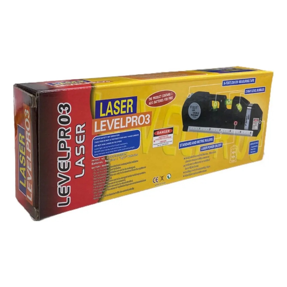 Nivelador Láser Profesional De Nivel 3 Laser Infrarrojo