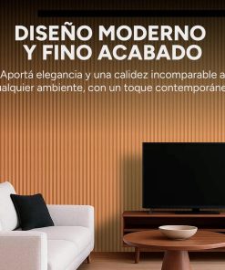 Pack X50 Wpc Simil Madera Wall Panel Lambrin 2.90x16.7