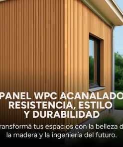 Pack X50 Wpc Simil Madera Wall Panel Lambrin 2.90x16.7