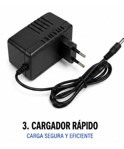 Taladro 10mm con 2 Baterias Percutor, Cargador y Maletin