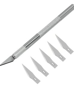 Trincheta Profesional De Aluminio Con 5 Cuchillas PLATEADO