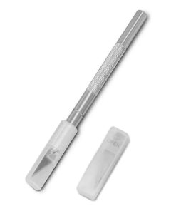 Trincheta Profesional De Aluminio Con 5 Cuchillas PLATEADO
