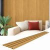 WPC Tabla Wall Panel Lambrin 290x16.7cm Marrón Madera