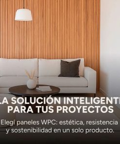 WPC Tabla Wall Panel Lambrin 290x16.7cm Marrón Madera