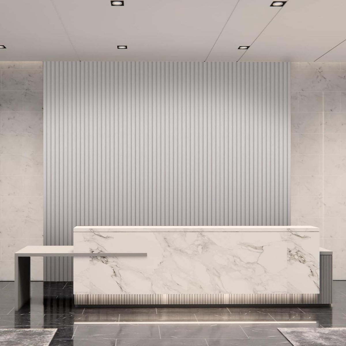 Wpc Revestimiento Simil Madera Lambrin 2.90x16.7 BLANC HUESO