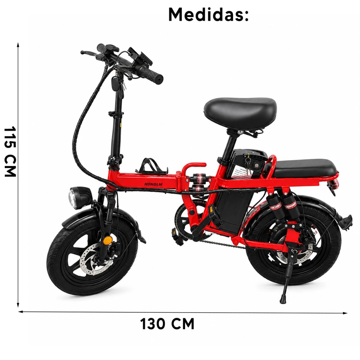 Bicicleta Eléctrica Luxor Eb9 Rodado 16'' 500w 120kg Bicicleta Eléctrica Luxor Eb9 Rodado 16'' 500w 120kg