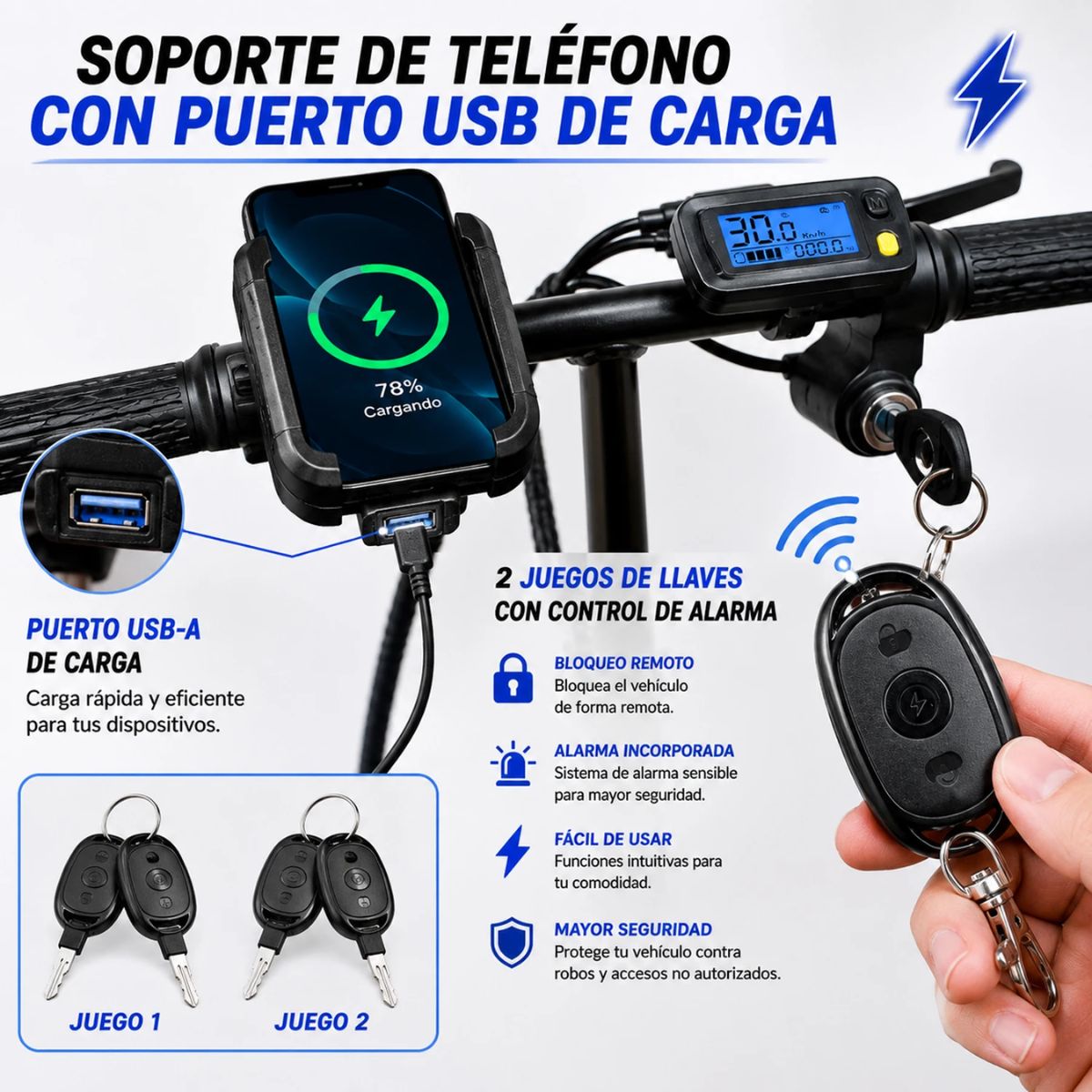 Bicicleta Eléctrica Luxor Eb9 Rodado 16'' 500w 120kg Bicicleta Eléctrica Luxor Eb9 Rodado 16'' 500w 120kg