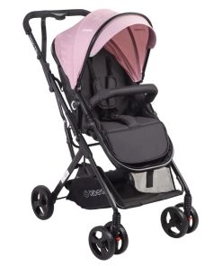 Coche de bebé Bebesit Travel System Vox con cubrepiés - Rosa