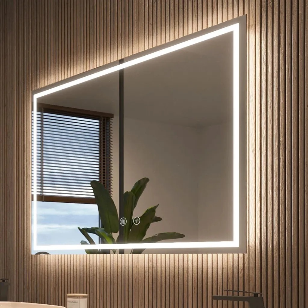 Copia - Espejo De Baño Led 60 X 80cm Led12 Desempañador Copia - Espejo De Baño Led 60 X 80cm Led12 Desempañador