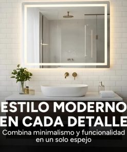 Copia - Espejo De Baño Led 60 X 80cm Led12 Desempañador