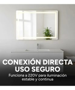 Copia - Espejo De Baño Led 60 X 80cm Led12 Desempañador