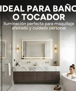 Copia - Espejo De Baño Led 60 X 80cm Led12 Desempañador