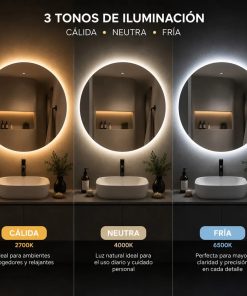Copia - Espejo Irregular Sin Marco Cuerpo Entero Led 160x50cm