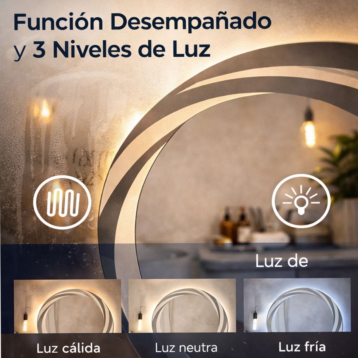 Copia - Espejo Irregular Sin Marco Cuerpo Entero Led 160x50cm Copia - Espejo Irregular Sin Marco Cuerpo Entero Led 160x50cm
