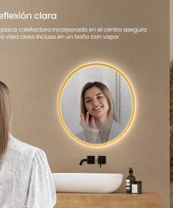 Copia - Espejo Irregular Sin Marco Cuerpo Entero Led 160x50cm