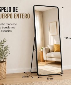 Copia - Espejo Irregular Sin Marco Cuerpo Entero Led 160x50cm