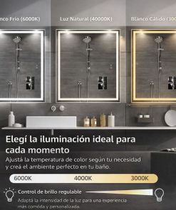 Copia - Espejo Irregular Sin Marco Cuerpo Entero Led 160x50cm