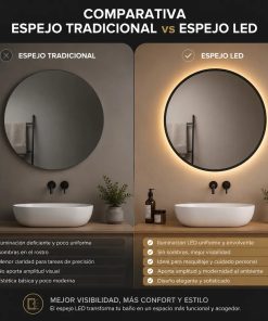 Copia - Espejo Irregular Sin Marco Cuerpo Entero Led 160x50cm