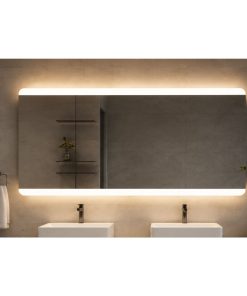 Copia - Espejo Rectangular Con Led Baño Led10 50 X 70 Cm Desempañador