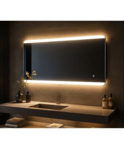 Copia - Espejo Rectangular Con Led Baño Led10 50 X 70 Cm Desempañador