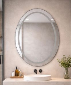 Copia - Espejo Rectangular Con Led Baño Led10 50 X 70 Cm Desempañador
