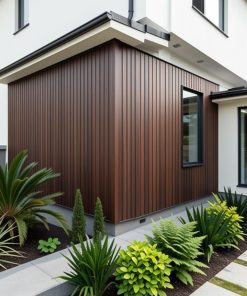 Copia - Pack X10 Revestimiento Exterior Wpc 3d Pared Decorativo Simil Madera NOGAL