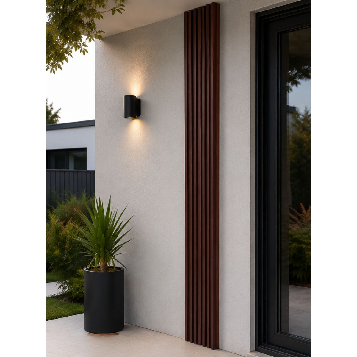 Copia - Pack X10 Revestimiento Exterior Wpc 3d Pared Decorativo Simil Madera NOGAL