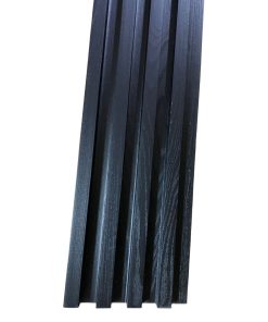 Copia - Pack X10 Wpc Wall Panel Lambrin 290x16 cm Duo Negro/Marron claro MMC90