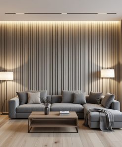 Copia - Pack X10 Wpc Wall Panel Lambrin 290x16 cm Duo Negro/Marron claro MMC90