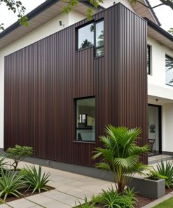Copia - Pack X20 Revestimiento Exterior Wpc 3d Pared Decorativo Simil Madera NOGAL