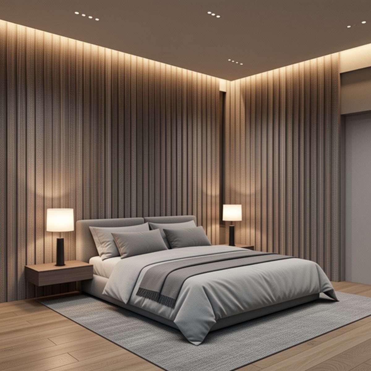 Copia - Pack X20 Wpc Simil Madera Panel Lambrin 290x16 cm Duo Negro/Marron claro MMC90