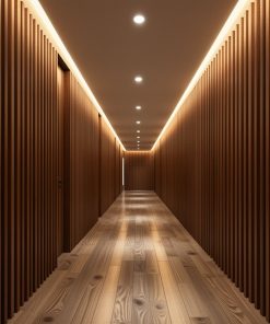 Copia - Pack X30 Wpc Simil Madera Panel Lambrin 290x16 DUO Negro/Marron Claro MMC90