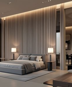 Copia - Pack X50 Wpc Simil Madera Panel Lambrin 290x16 cm Duo Marron Claro MMC90