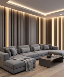 Copia - Pack X50 Wpc Simil Madera Panel Lambrin 290x16 cm Duo Marron Claro MMC90