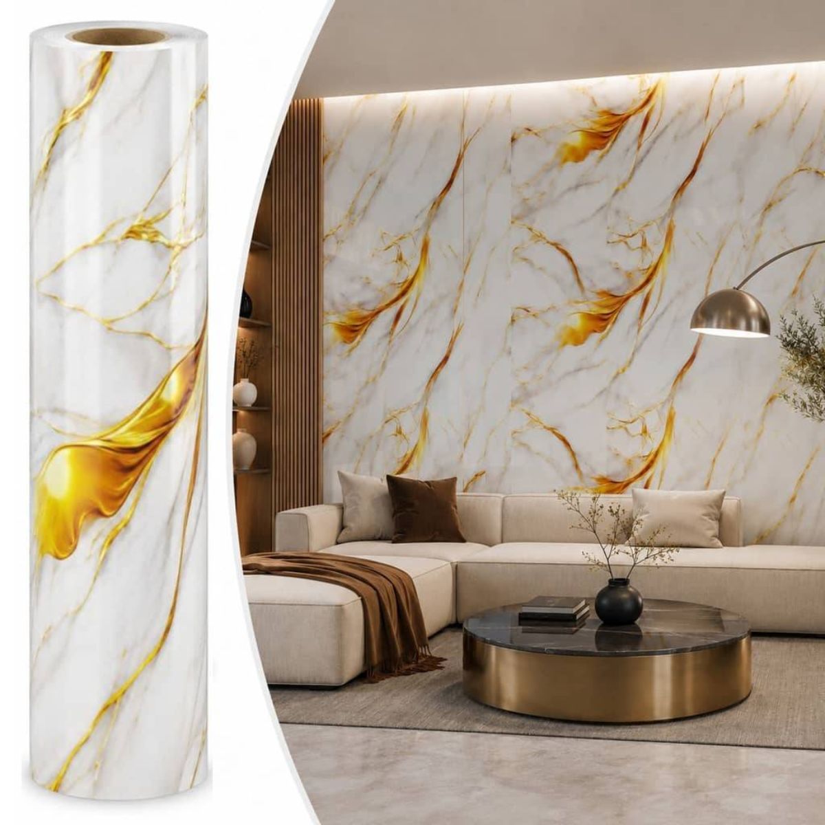 Copia - Placa Adhesiva Simil Marmol Blanco Rollo de 1.20 x 3 Metros BS-101 Copia - Placa Adhesiva Simil Marmol Blanco Rollo de 1.20 x 3 Metros BS-101