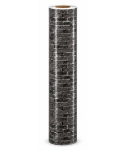 Copia - Placa Adhesiva Simil Marmol Ladrillo Gris Oscuro Rollo de 1.20 x 3 Metros BS-1683