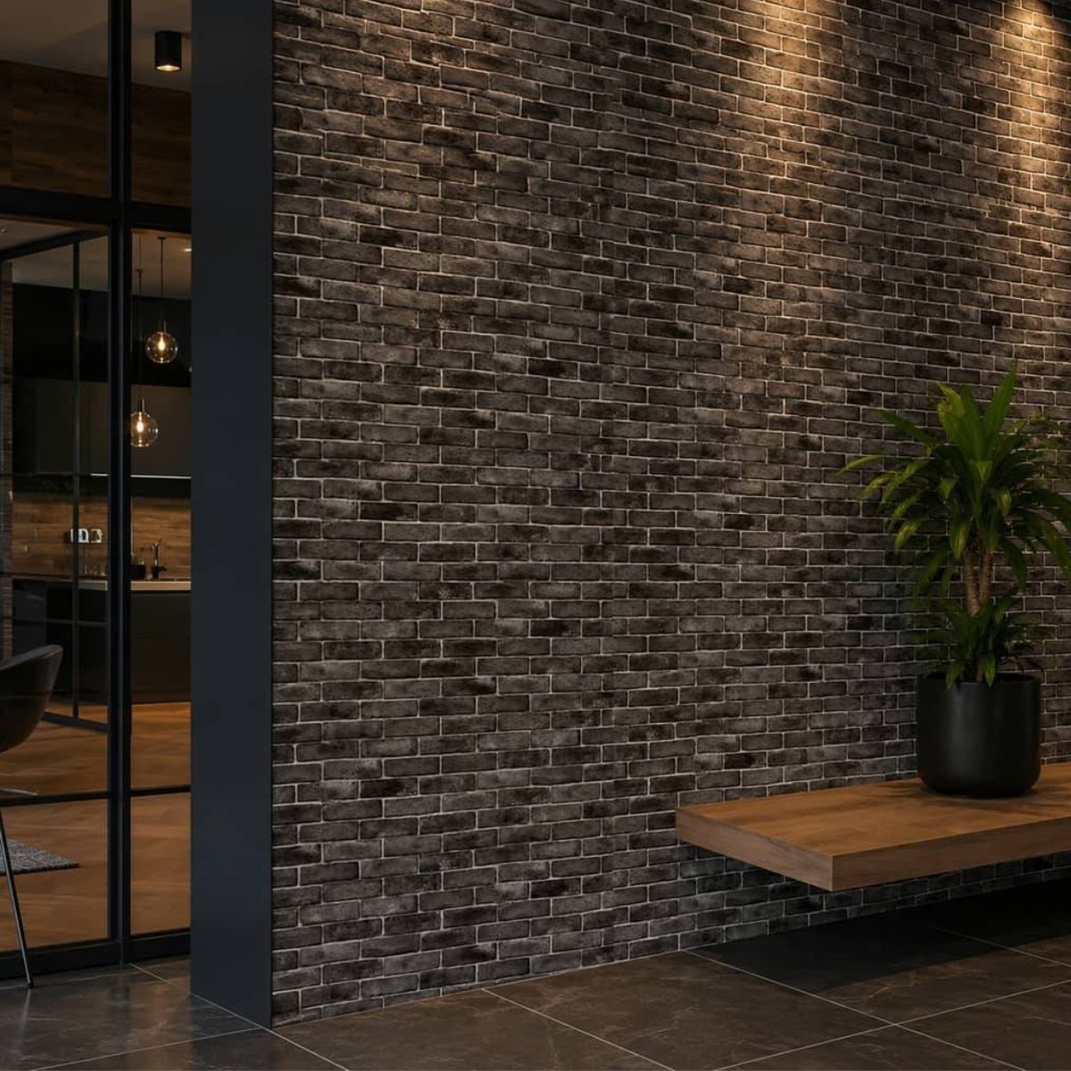 Copia - Placa Adhesiva Simil Marmol Ladrillo Gris Oscuro Rollo de 1.20 x 3 Metros BS-1683 Copia - Placa Adhesiva Simil Marmol Ladrillo Gris Oscuro Rollo de 1.20 x 3 Metros BS-1683
