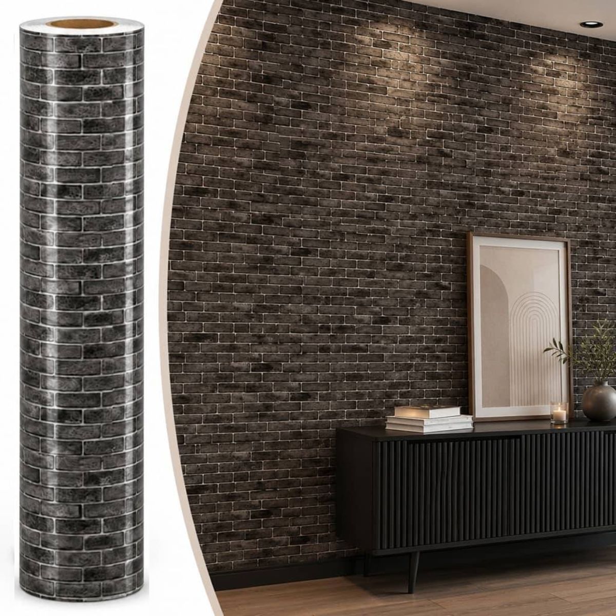 Copia - Placa Adhesiva Simil Marmol Ladrillo Gris Oscuro Rollo de 1.20 x 3 Metros BS-1683 Copia - Placa Adhesiva Simil Marmol Ladrillo Gris Oscuro Rollo de 1.20 x 3 Metros BS-1683