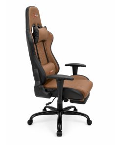 Copia - Silla Gamer Deep ergonomica con apoya pies cuero reforzado ROJA