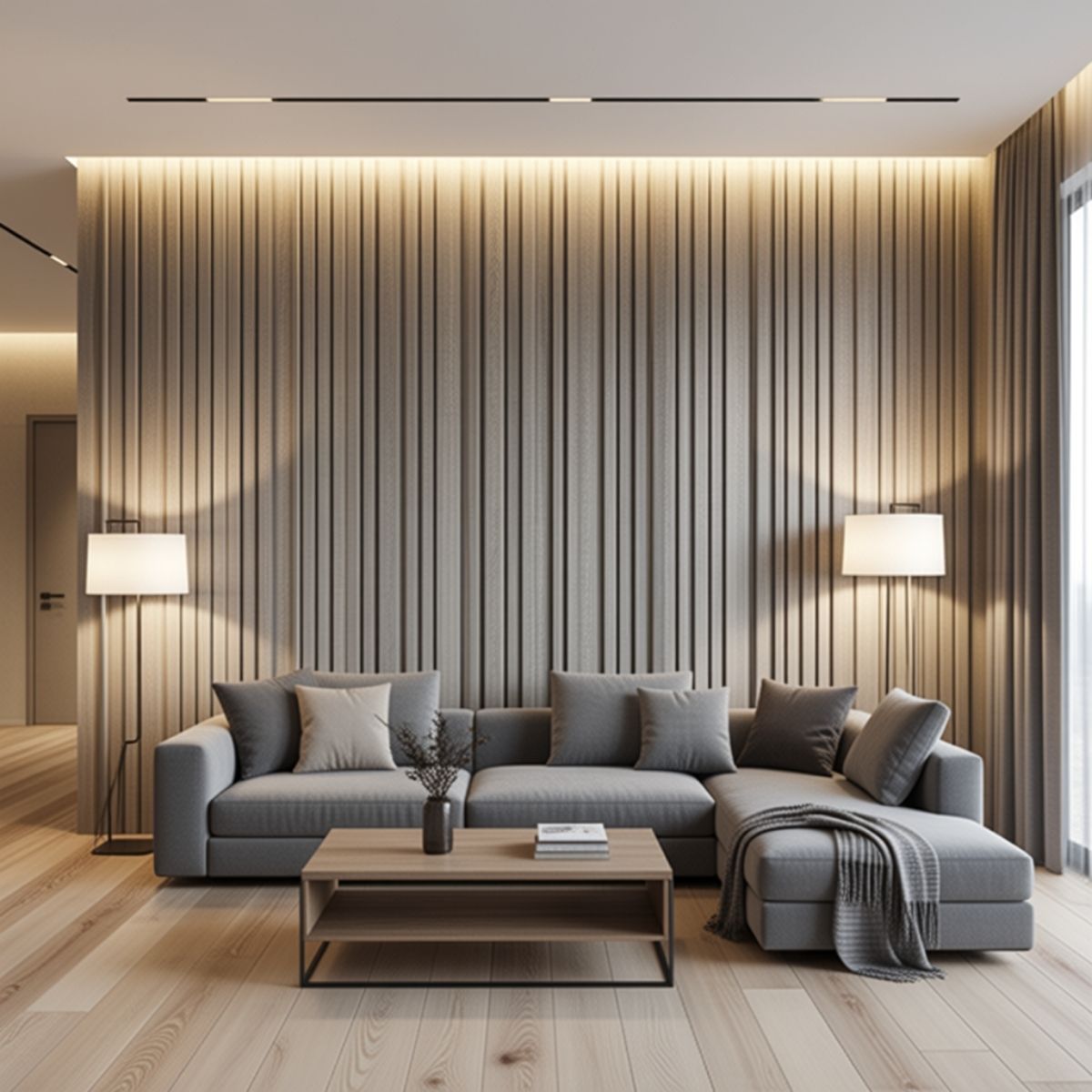 Copia - Wpc Revestimiento Simil Madera Lambrin 2.90x160 Duo Marron claro - MMC90 Copia - Wpc Revestimiento Simil Madera Lambrin 2.90x160 Duo Marron claro - MMC90