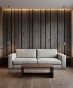 Copia - Wpc Revestimiento Simil Madera Lambrin 2.90x160 Duo Marron claro - MMC90