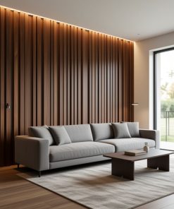 Copia - Wpc Revestimiento Simil Madera Lambrin 2.90x16 cm Nogal oscuro - MMC18