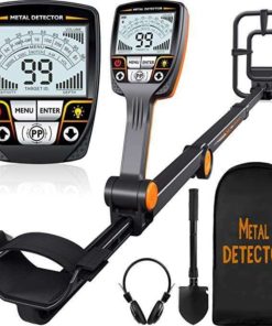 Detector De Metales Plegable Profesional Oro y Plata Naranja