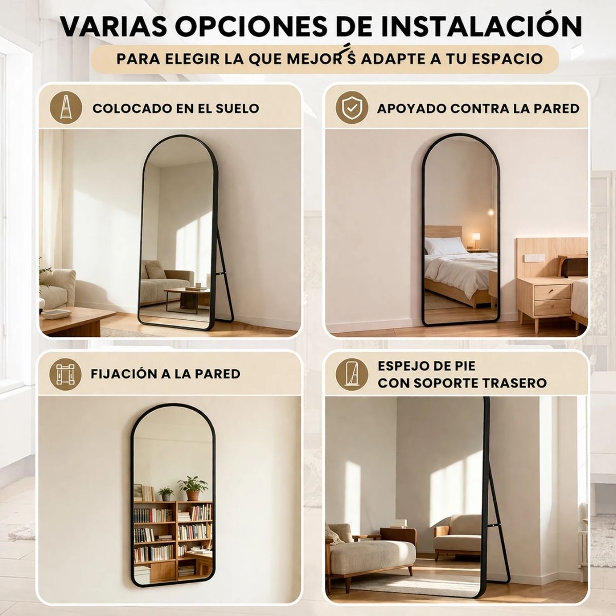Espejo Arco De Pie Cuerpo Entero Fm05 150 X 40 Cm Espejo Arco De Pie Cuerpo Entero Fm05 150 X 40 Cm