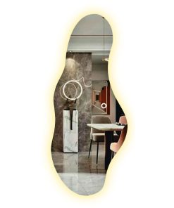 Espejo Irregular Sin Marco Cuerpo Entero Led 160x50cm