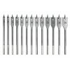 Set 12 Mechas Planas Para Madera, 6-28mm Industrial - Masaki