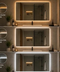 Copia - Espejo De Baño Led 60 X 80cm Led12 Desempañador