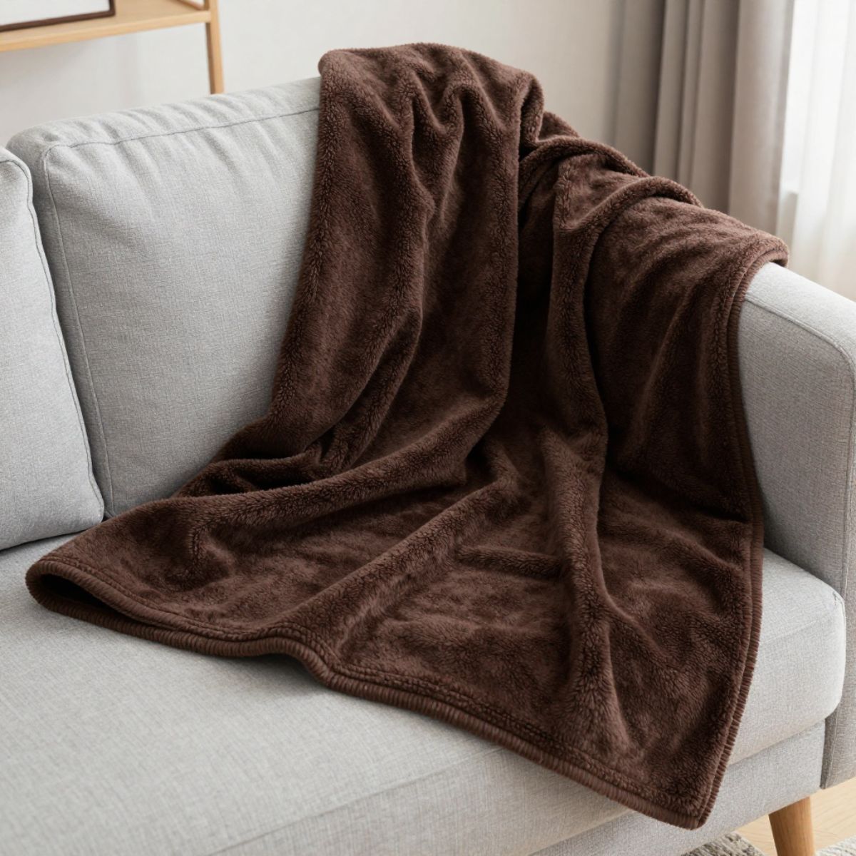 Copia - Manta Polar frazada Corderito 200x230cm Suave Y Cálida