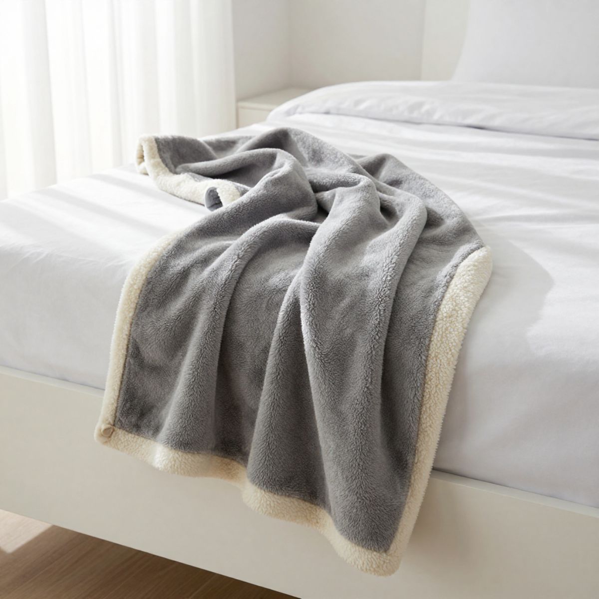 Copia - Manta Polar frazada Corderito 200x230cm Suave Y Cálida