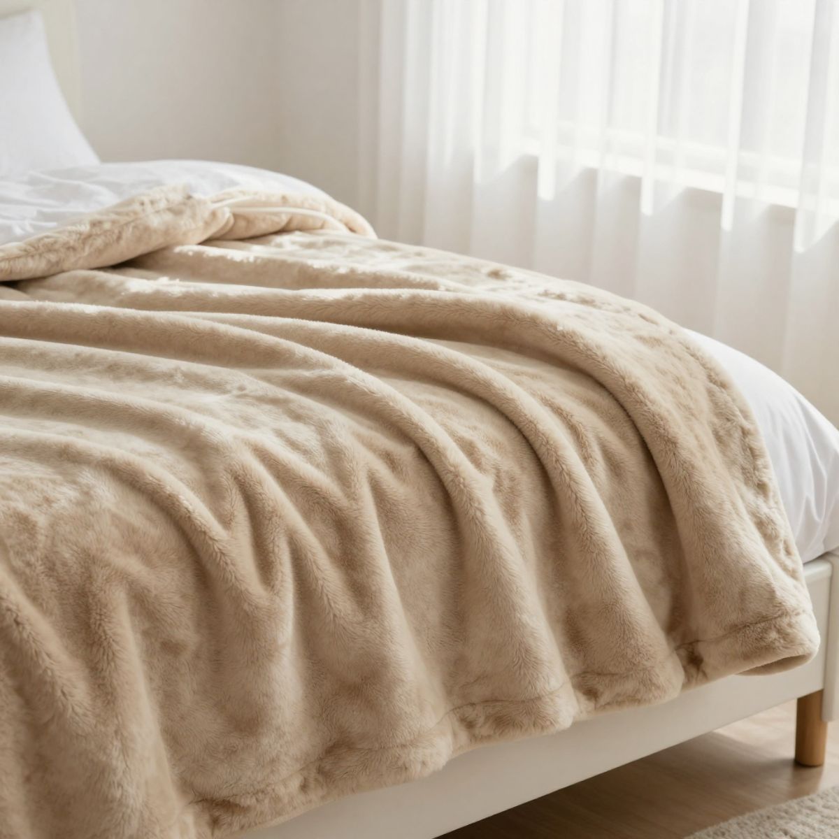 Copia - Manta Polar frazada Corderito 200x230cm Suave Y Cálida